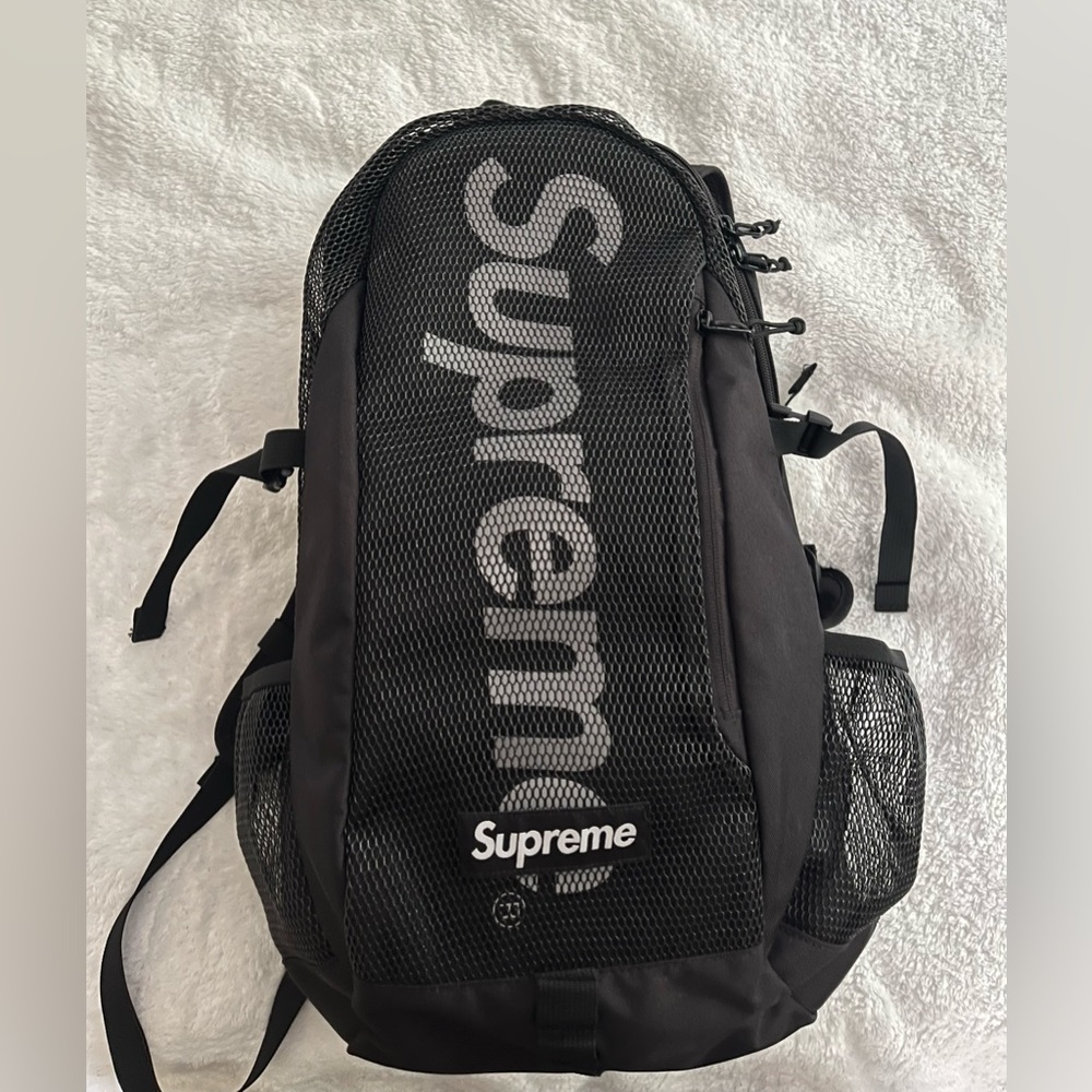 Black Supreme Backpack (SS20)